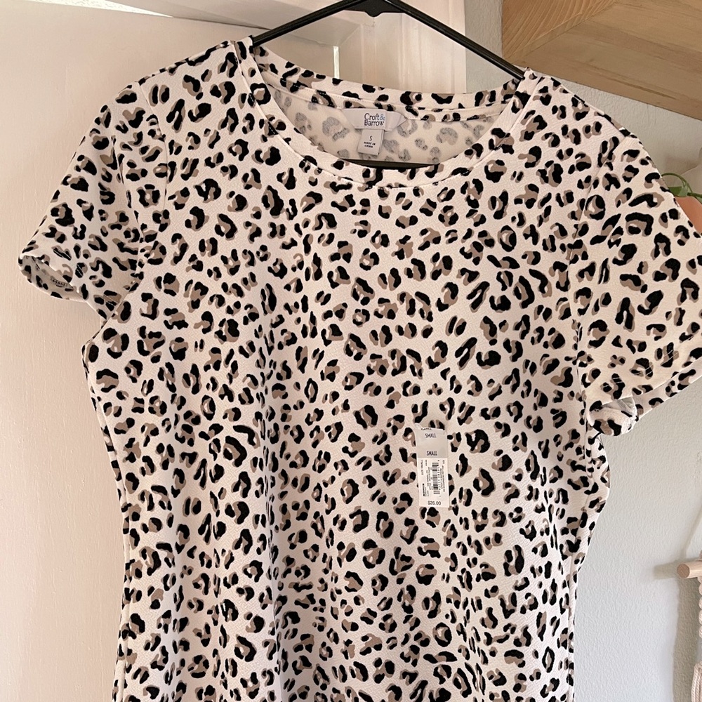 Cheetah print top